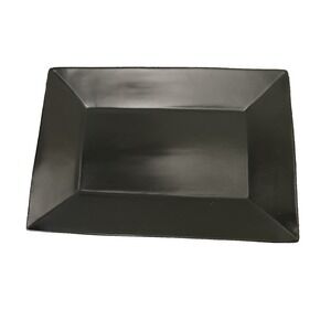Java Black 17" Rectangular Serving Platter Made For Z Gallerie